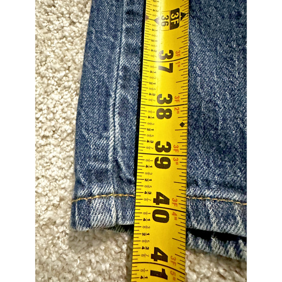 Levi’s 505 Men’s Jeans W38 L30 Dark Wash Straight Leg Denim - Picture 4 of 13